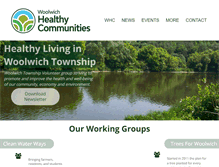 Tablet Screenshot of healthywoolwich.org